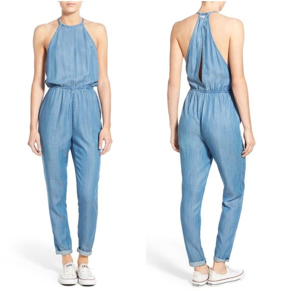 RVCA Other - NWT RVCA Chambray Jumpsuit